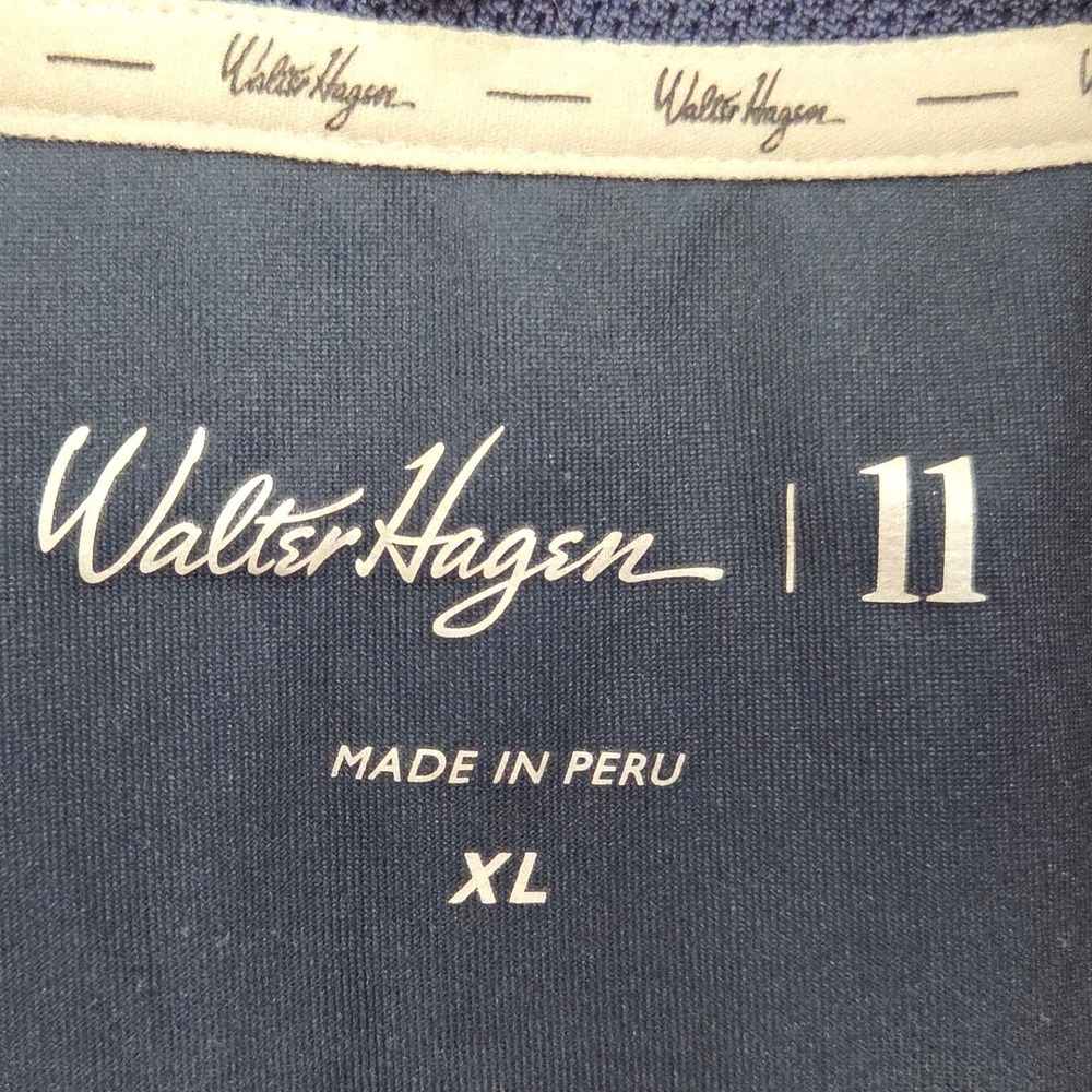 Walter Hagen Mens Golf Polo Shirt Floral Red Blue XL Performance Stretch NWOT - Picture 5 of 7
